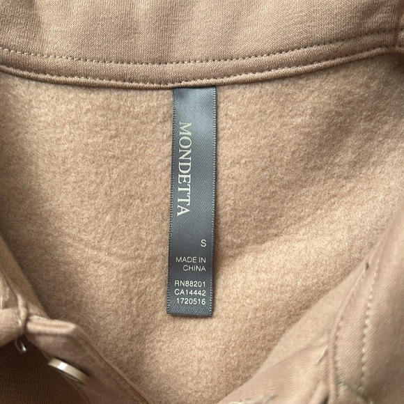 Mondetta Ladies' Collared Fleece Pullover Top - Small- NWT - Picture 4 of 4